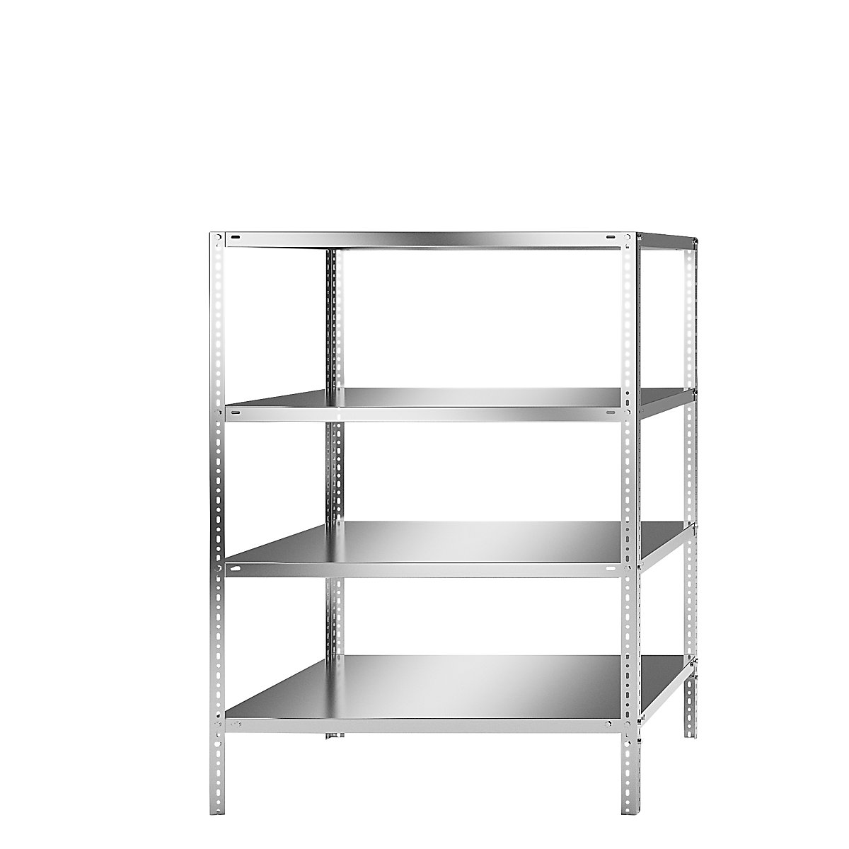 Stainless steel shelf unit, shelf height 1500 mm, standard shelf, width x depth 1100 x 800 mm-8