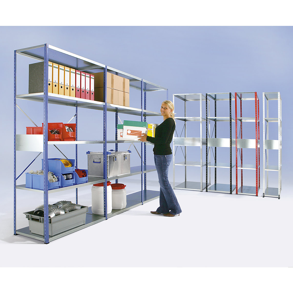 Universal boltless shelf unit (Product illustration 2)-1