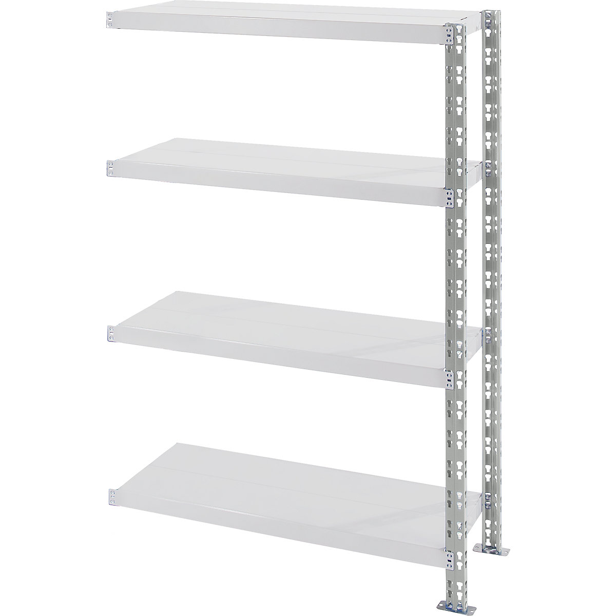Universal boltless shelving unit, sheet steel shelves, HxWxD 1508 x 1025 x 400 mm, extension shelf unit