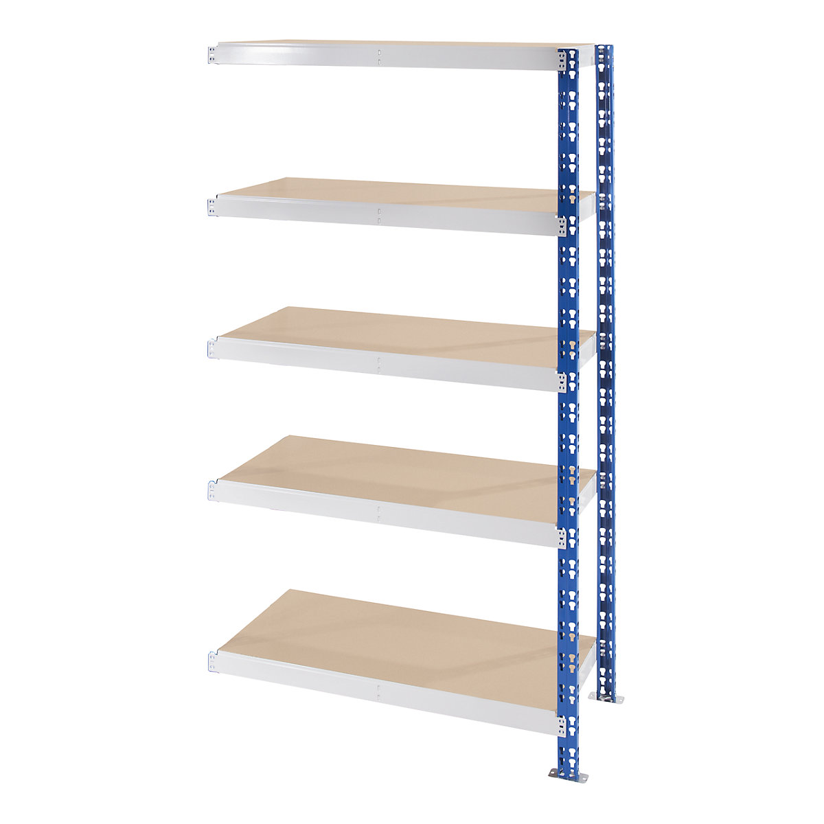 Universal boltless shelving unit, robust – eurokraft basic, chipboard shelves, HxWxD 1820 x 1025 x 400 mm, extension shelf unit-12