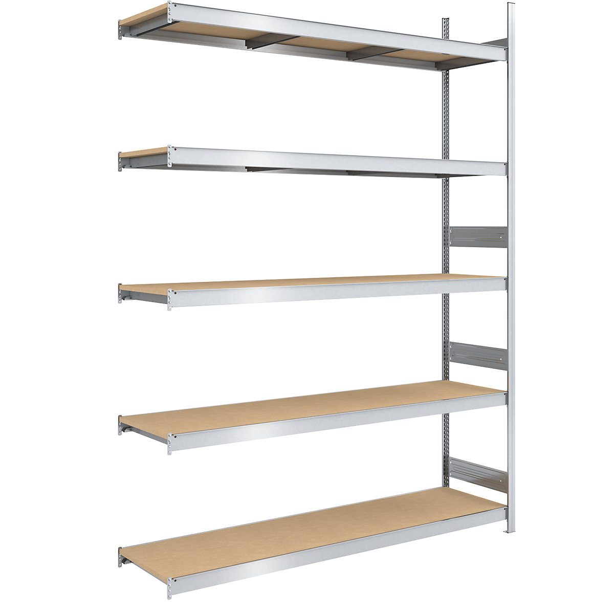 Wide span boltless shelf unit chipboard panels – hofe, height 3000 mm, width 2000 mm, max. bay load 2000 kg, depth 600 mm, extension shelf unit