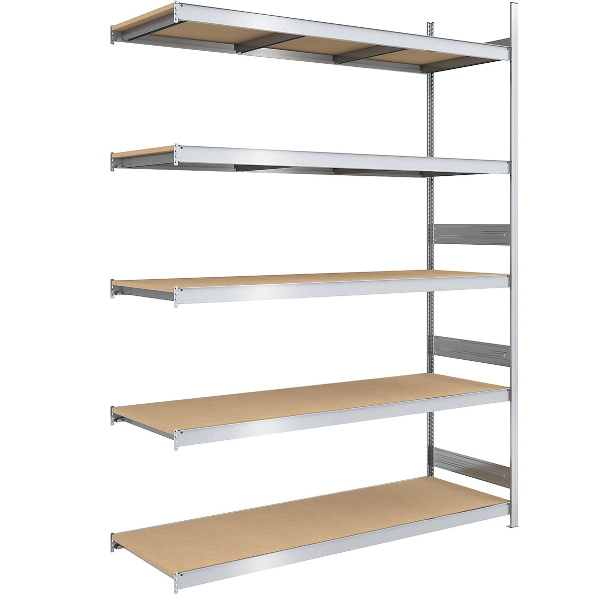 Wide span boltless shelf unit chipboard panels – hofe, height 3000 mm, width 2000 mm, max. bay load 2000 kg, depth 800 mm, extension shelf unit