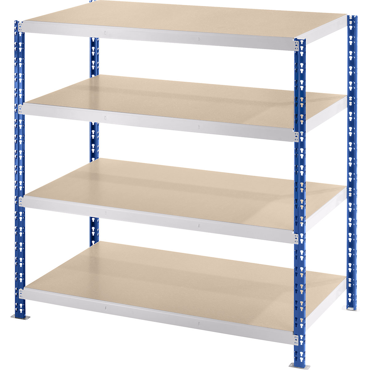Wide span boltless shelf unit – eurokraft basic (Product illustration 2)-1