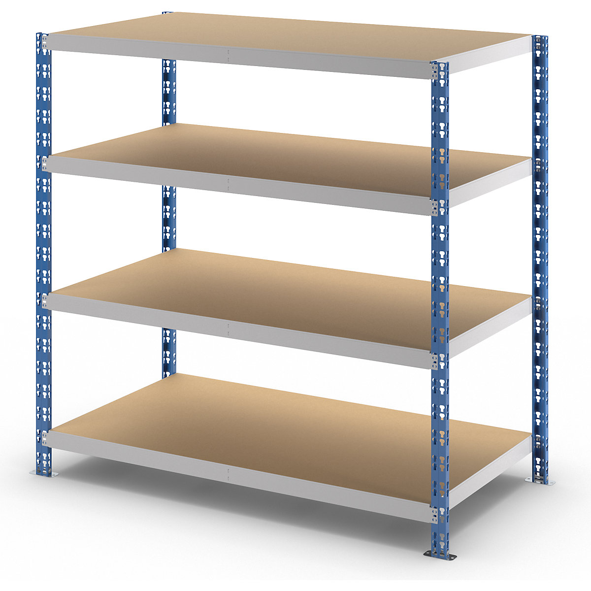 Wide span boltless shelf unit – eurokraft basic (Product illustration 3)-2