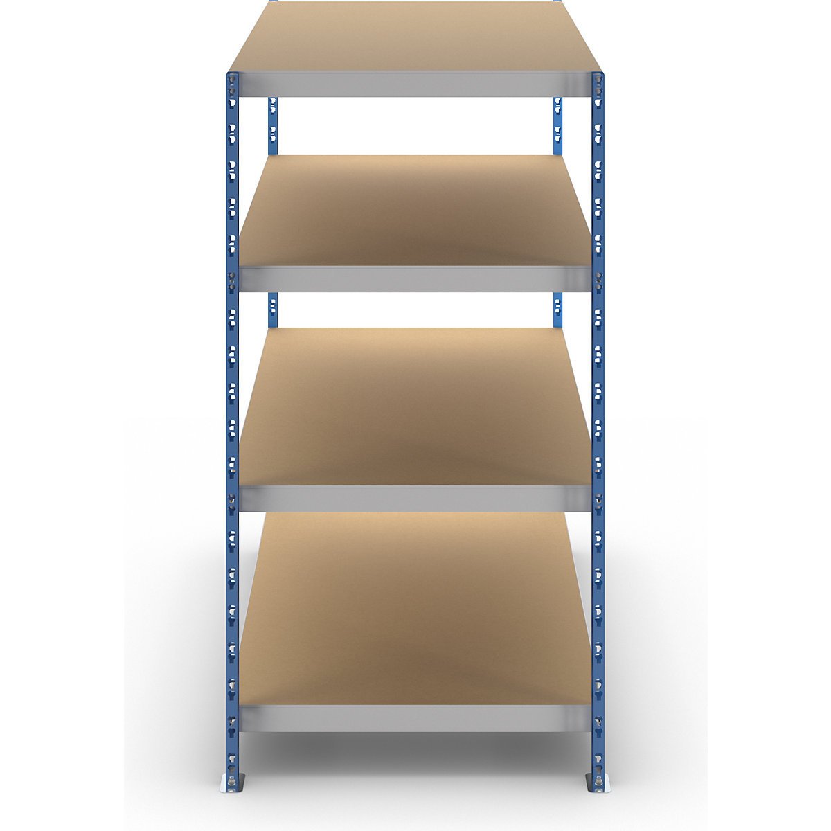 Wide span boltless shelf unit – eurokraft basic (Product illustration 5)-4