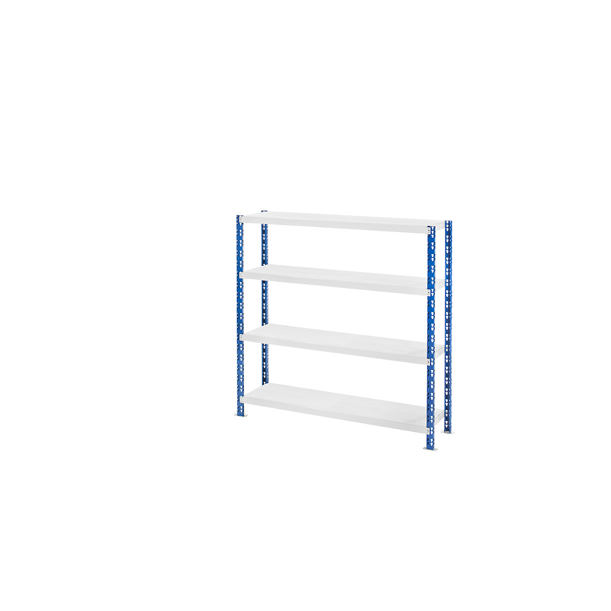 Wide span boltless shelf unit with sheet steel shelves – eurokraft basic, depth 400 mm, standard shelf unit, HxW 1508 x 1550 mm