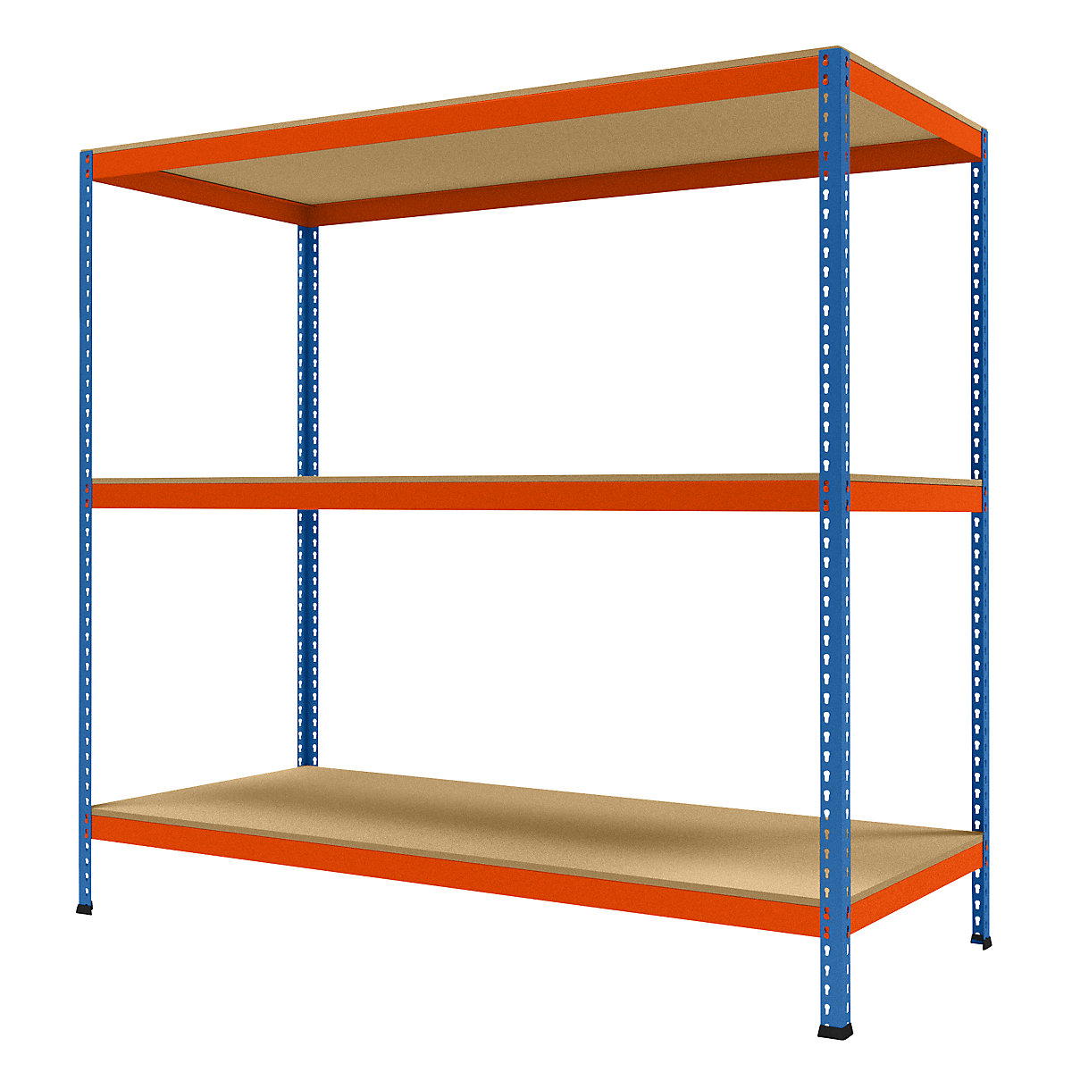 Wide span heavy duty shelving, height 1981 mm, overall depth 926 mm, width 2146 mm