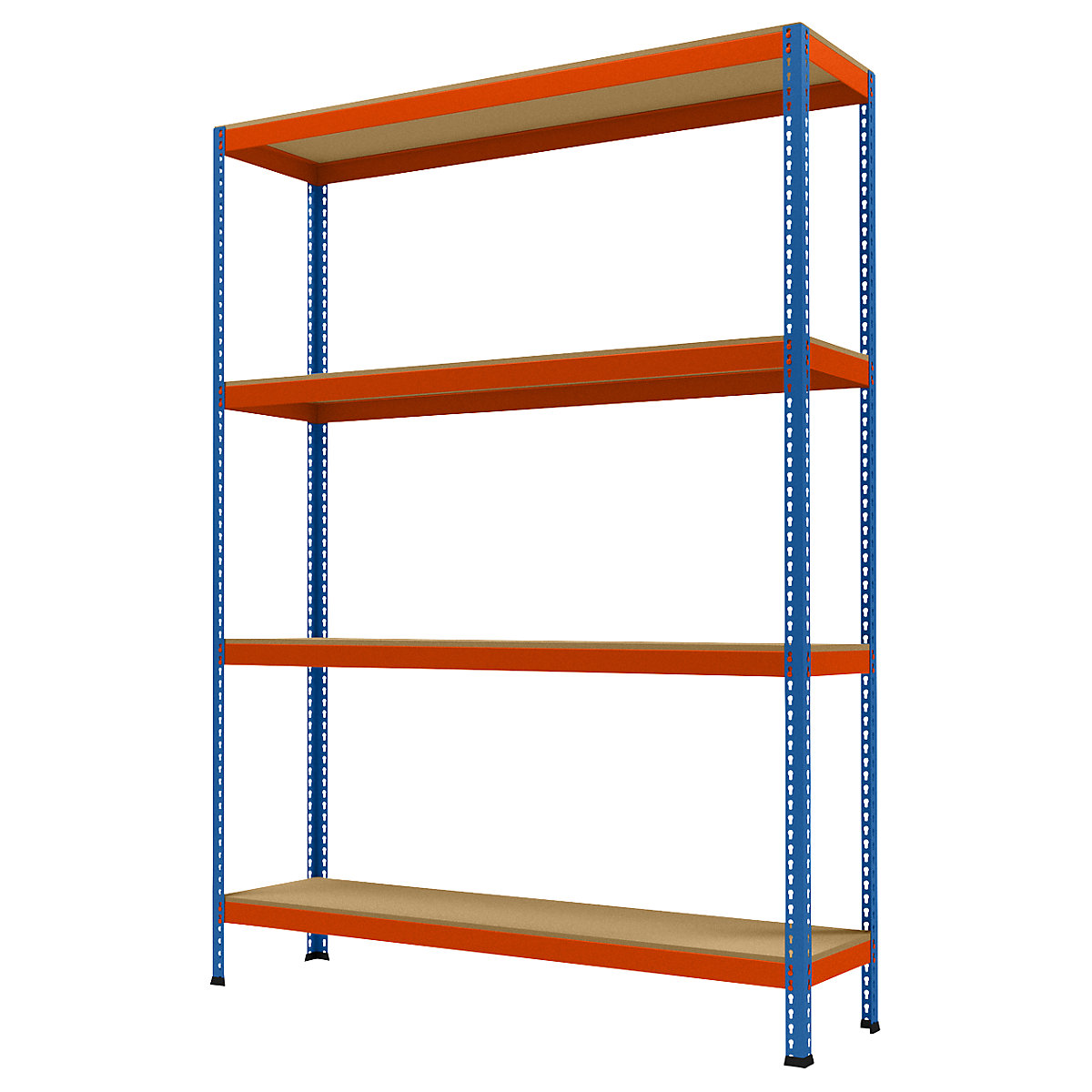 Wide span heavy duty shelving, height 2438 mm, overall depth 468 mm, width 1841 mm