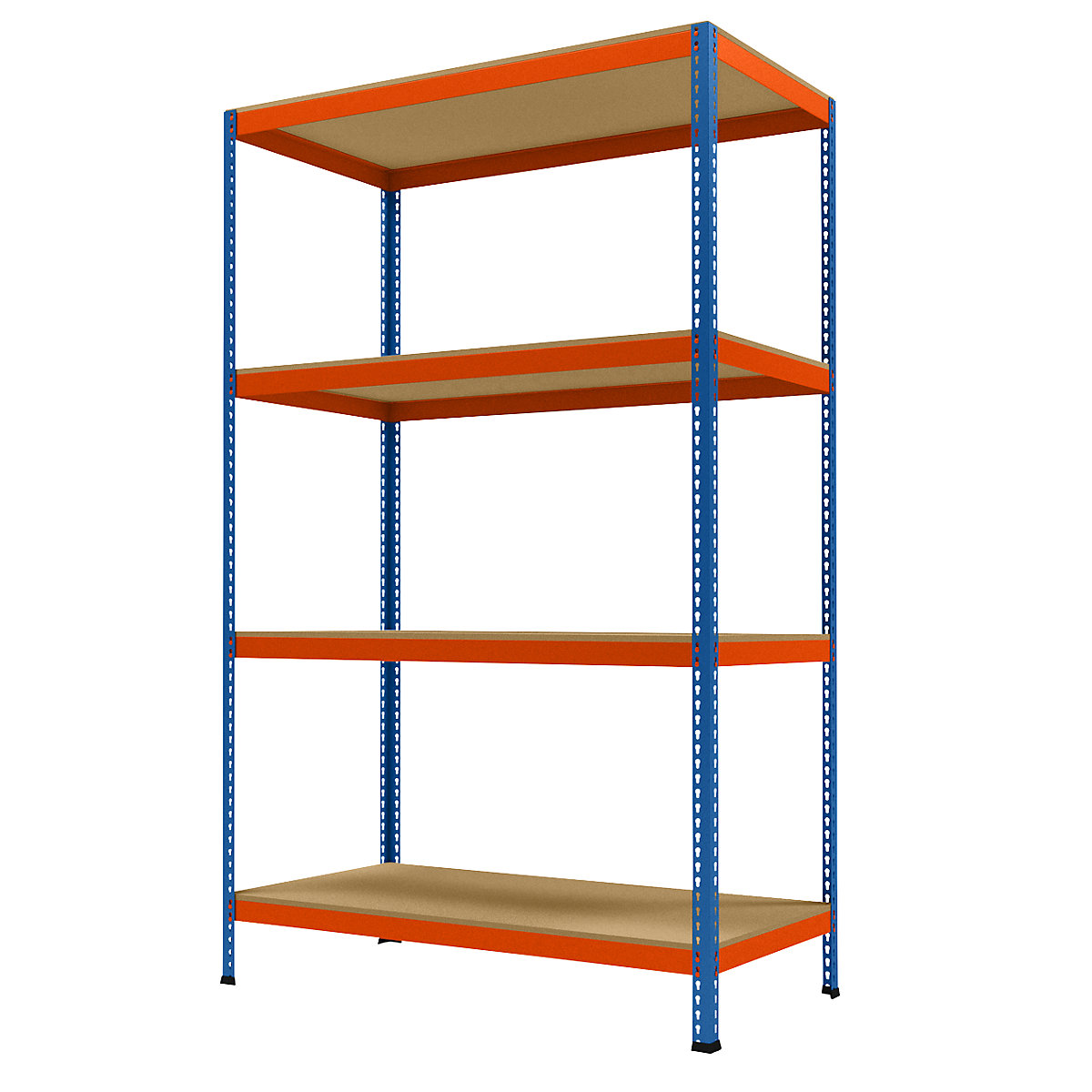 Wide span heavy duty shelving, height 2438 mm, overall depth 773 mm, width 1536 mm