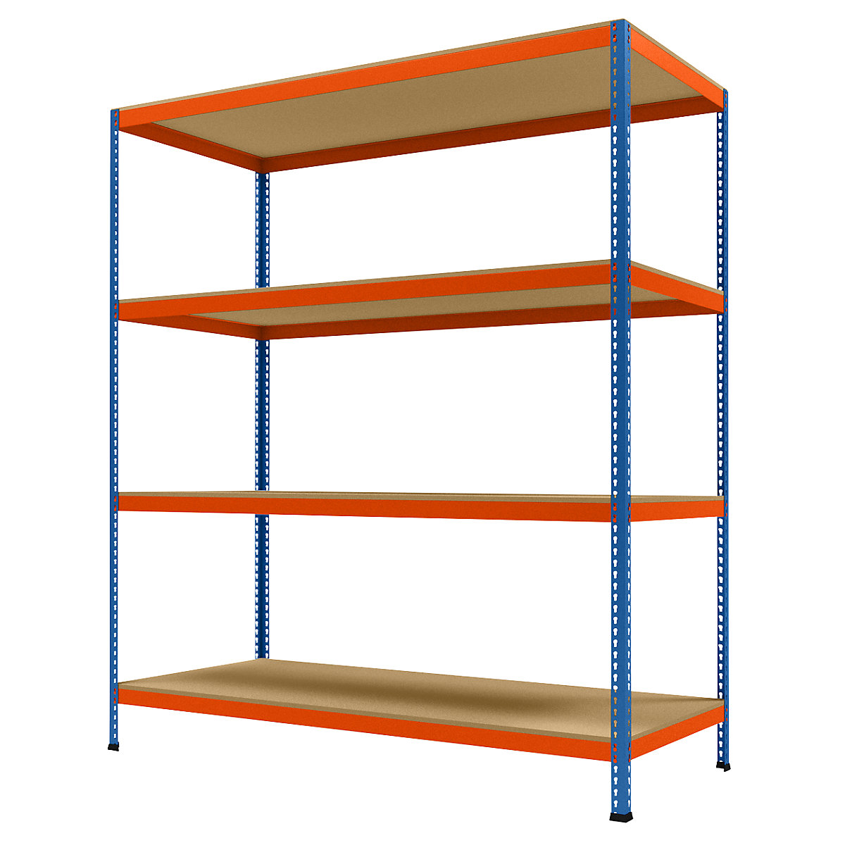 Wide span heavy duty shelving, height 2438 mm, overall depth 926 mm, width 2146 mm