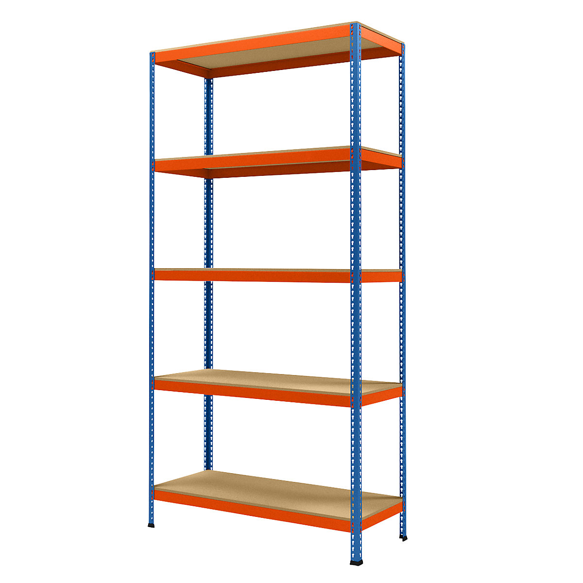 Wide span heavy duty shelving, height 3048 mm, overall depth 621 mm, width 1536 mm
