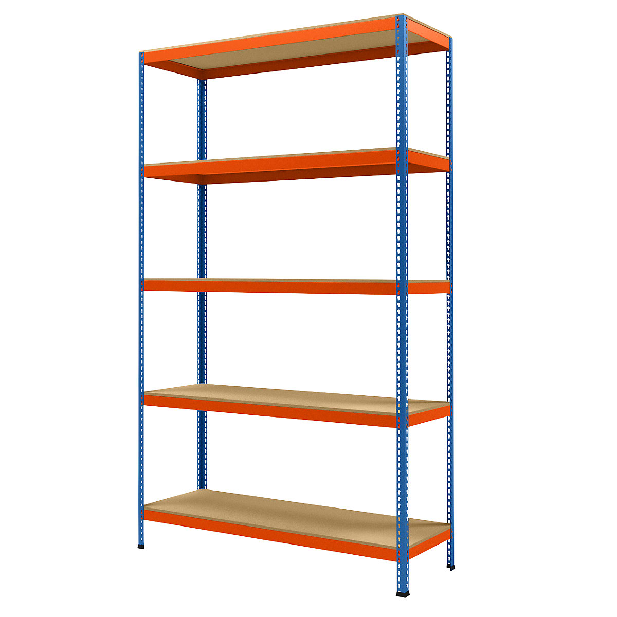 Wide span heavy duty shelving, height 3048 mm, overall depth 621 mm, width 1841 mm