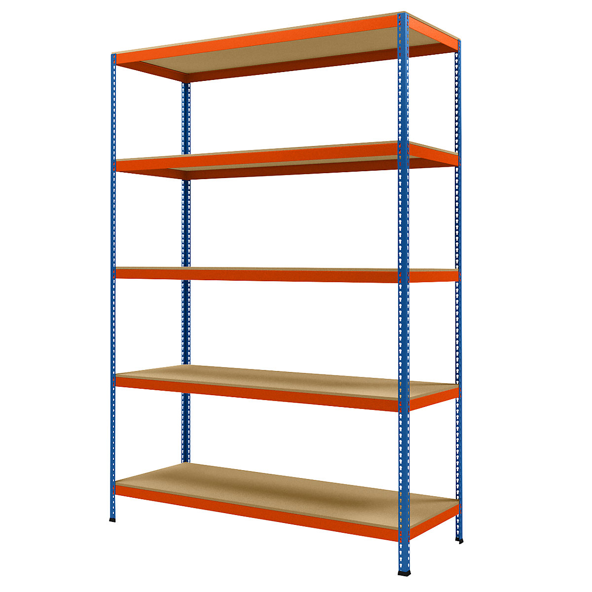 Wide span heavy duty shelving, height 3048 mm, overall depth 773 mm, width 2146 mm