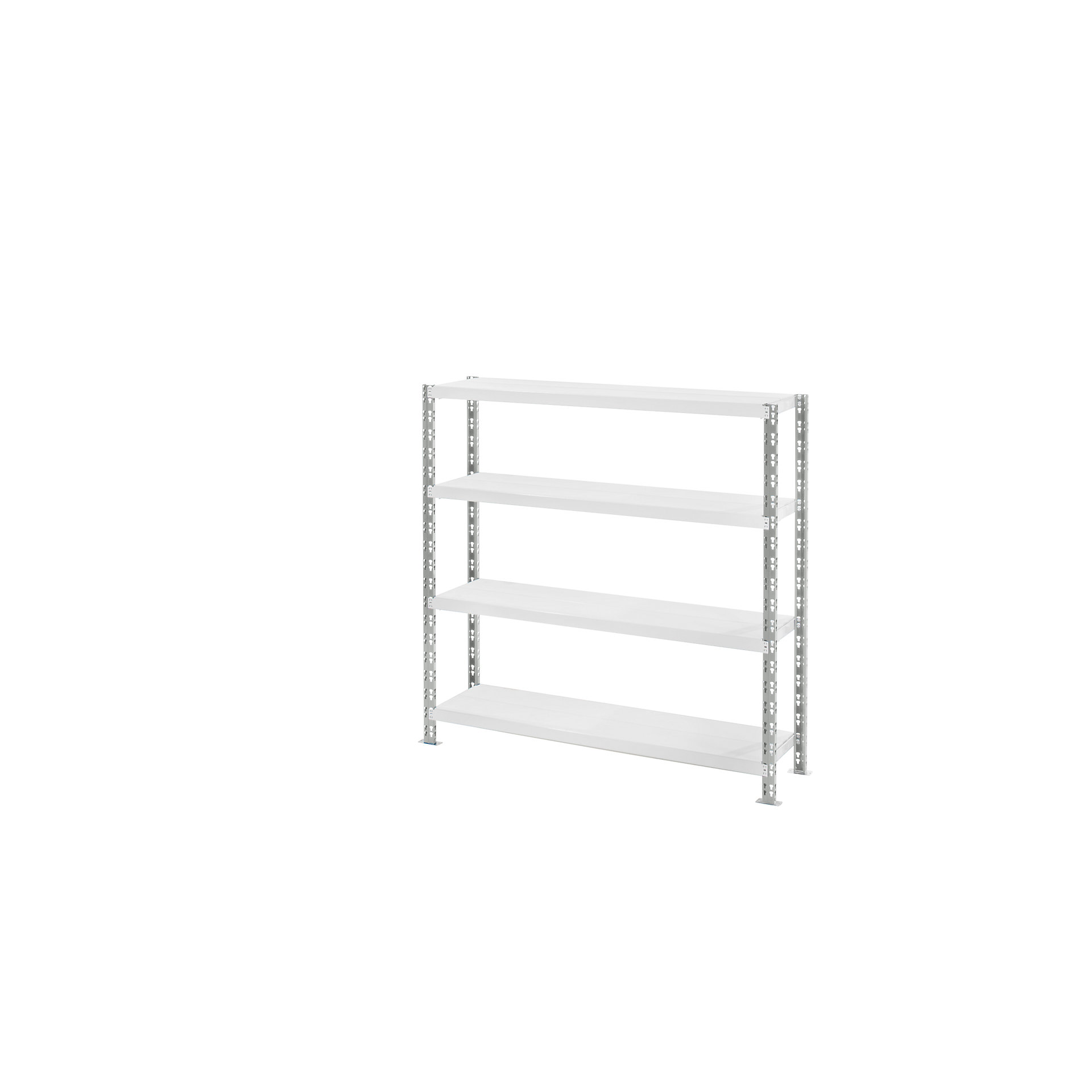 Wide span shelf unit with sheet steel shelves depth 400 mm kaiserkraft