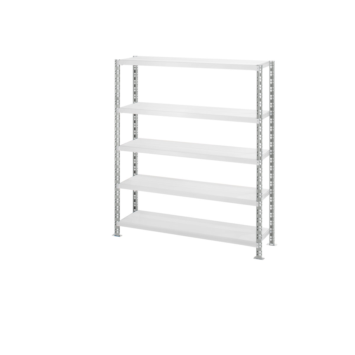 Wide span shelf unit with sheet steel shelves, depth 500 mm, standard shelf unit, HxW 1820 x 1550 mm