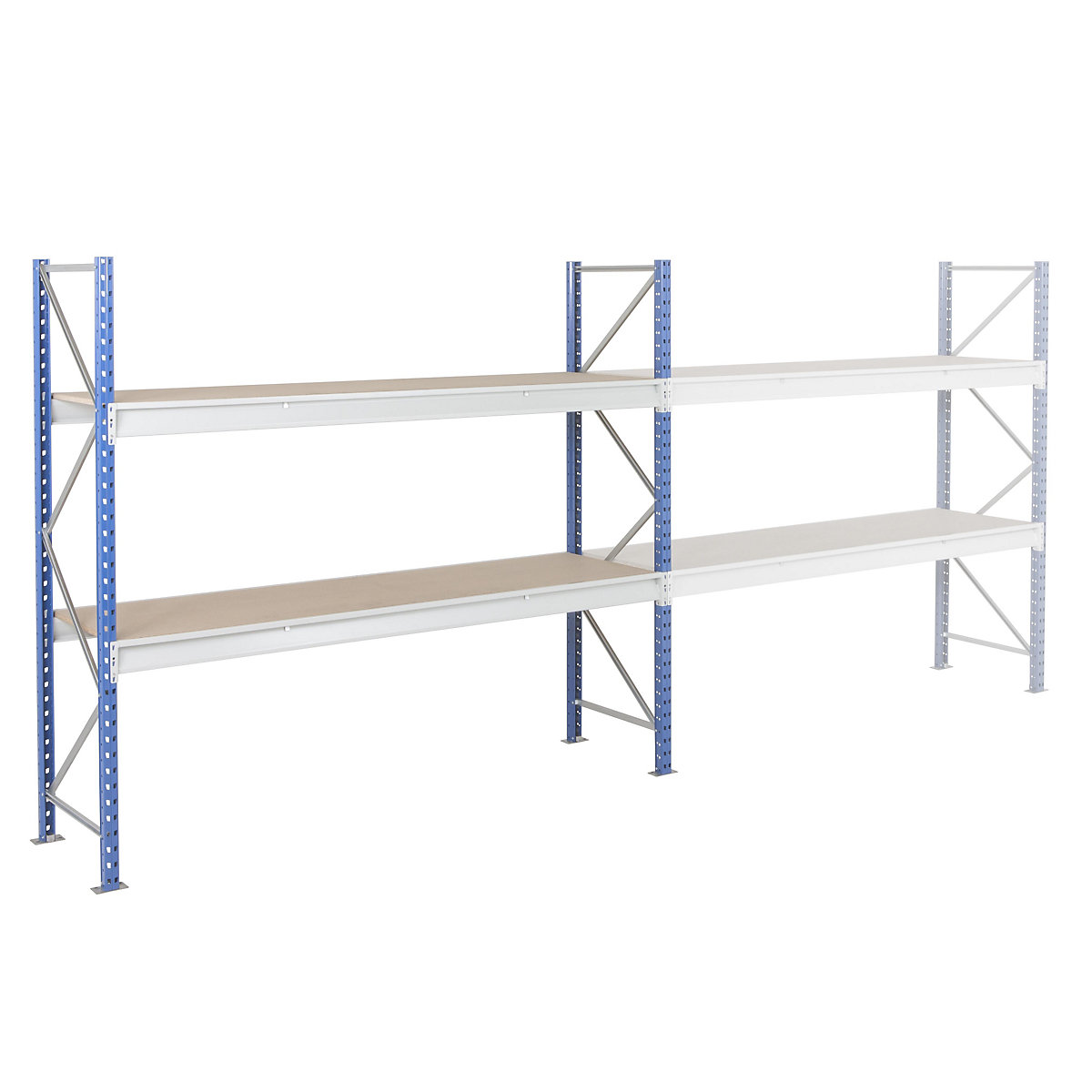 Heavy duty wide span shelving with moulded chipboard shelf panels (Product illustration 20)-19