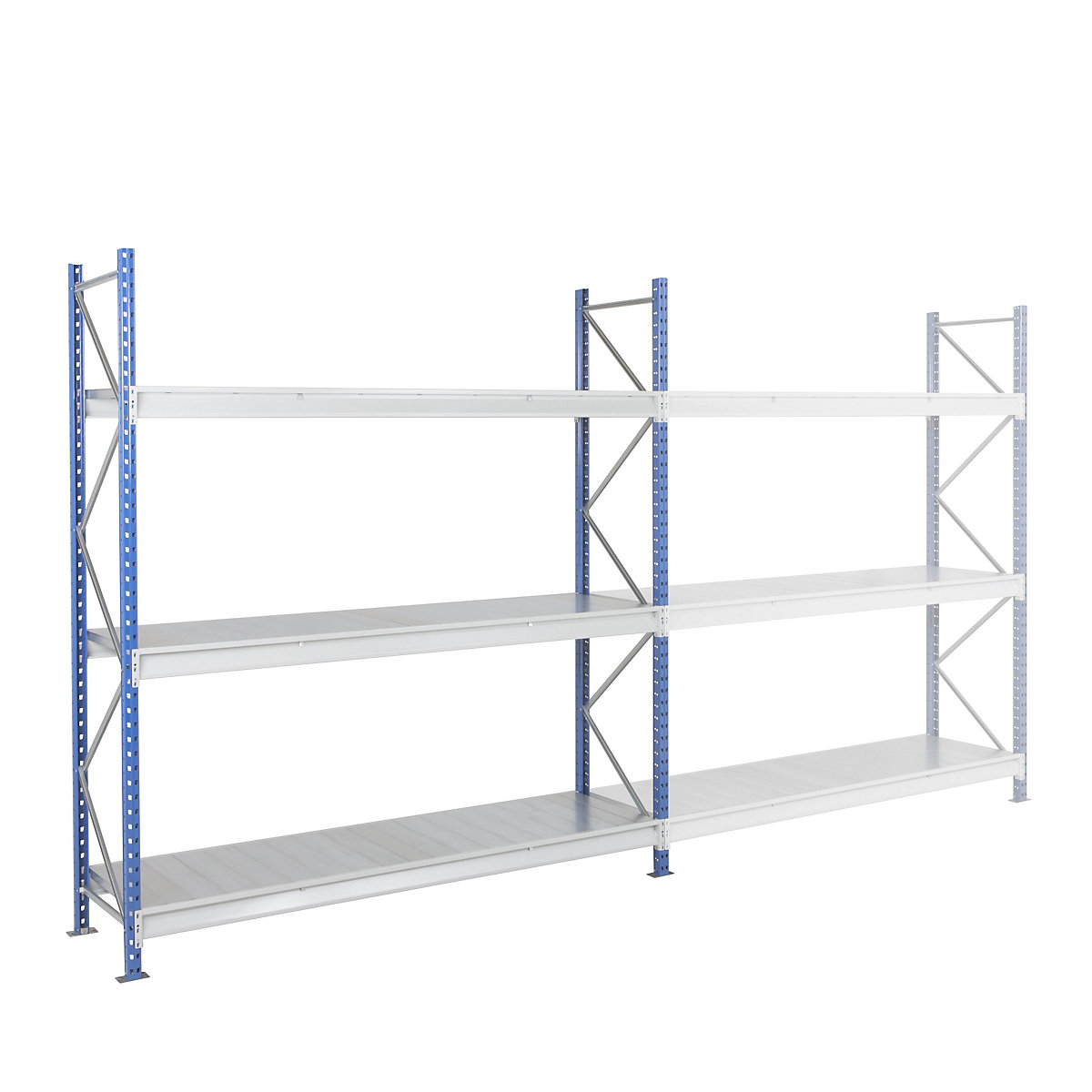 Heavy duty wide span shelving with steel shelf panels (Product illustration 22)-21