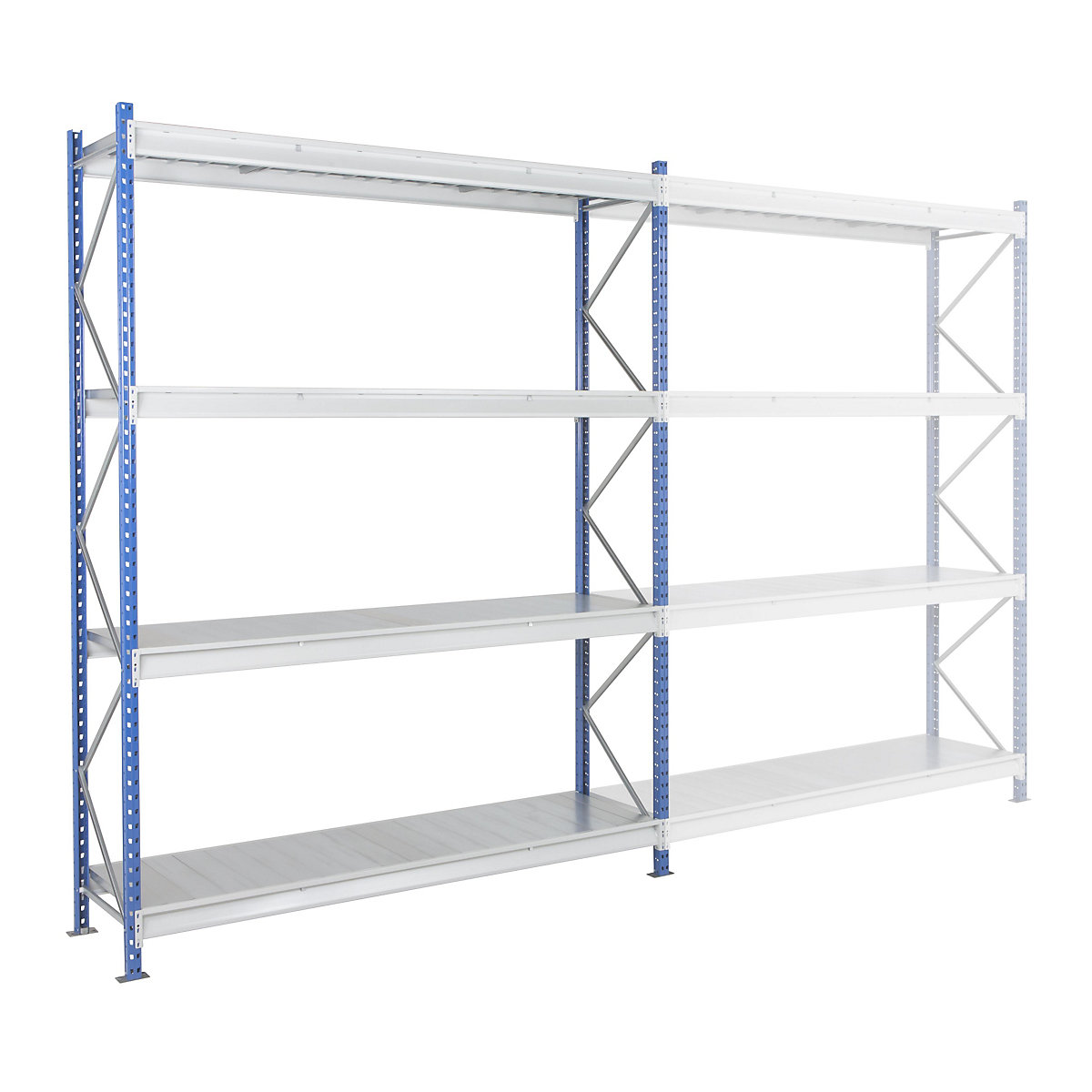 Heavy duty wide span shelving with steel shelf panels (Product illustration 24)-23