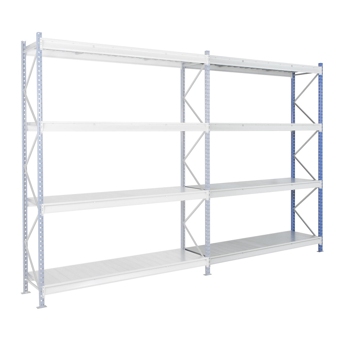 Heavy duty wide span shelving with steel shelf panels (Product illustration 20)-19