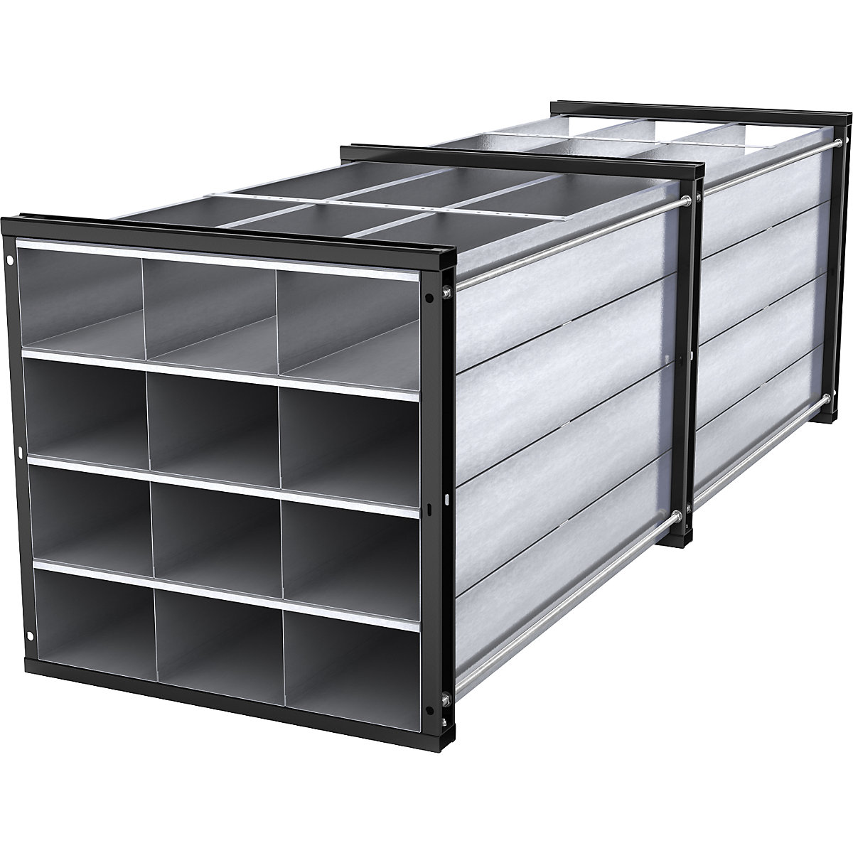 Honeycomb shelving unit - eurokraft pro