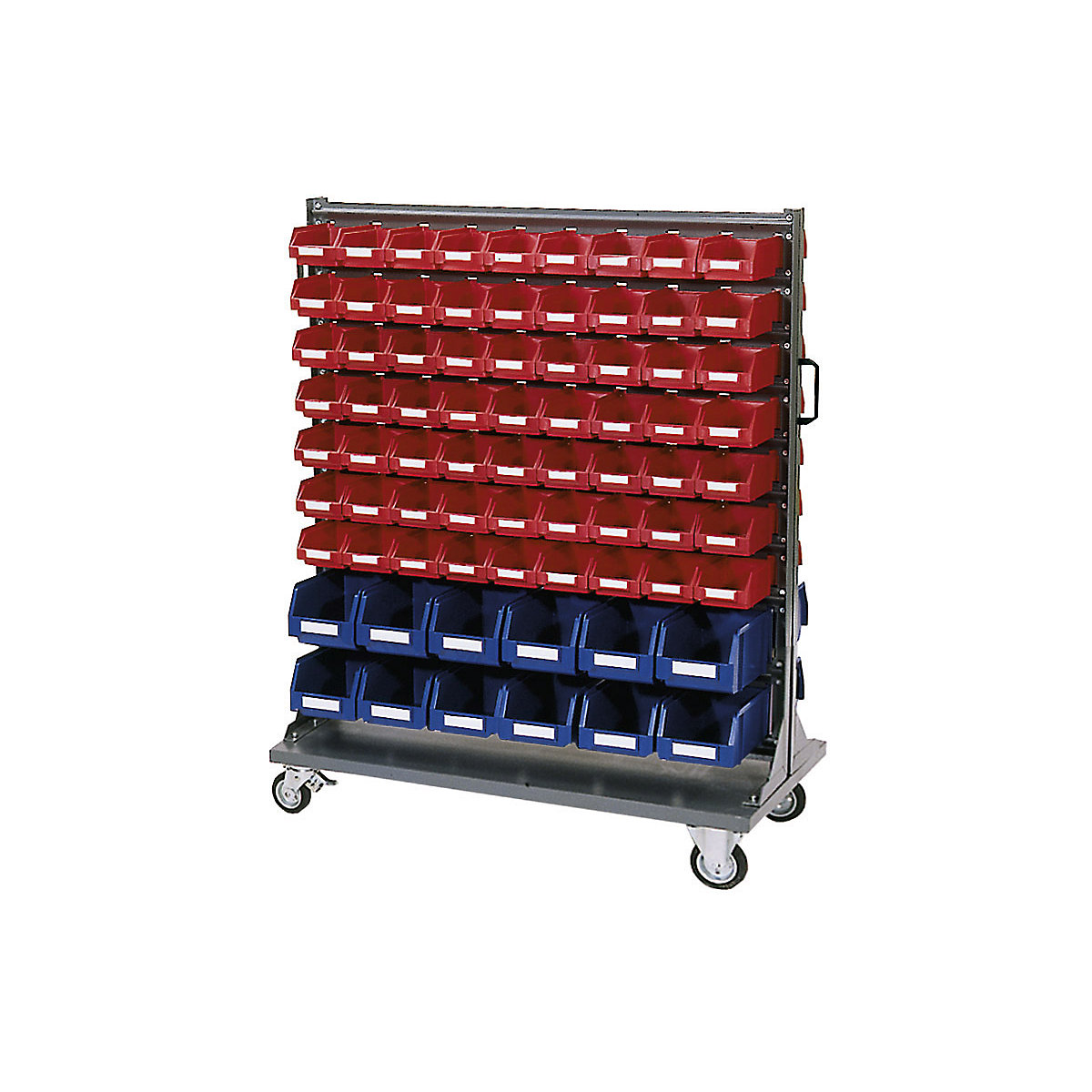 Storage shelf unit dolly, without open fronted storage bins, height 1265 mm-4