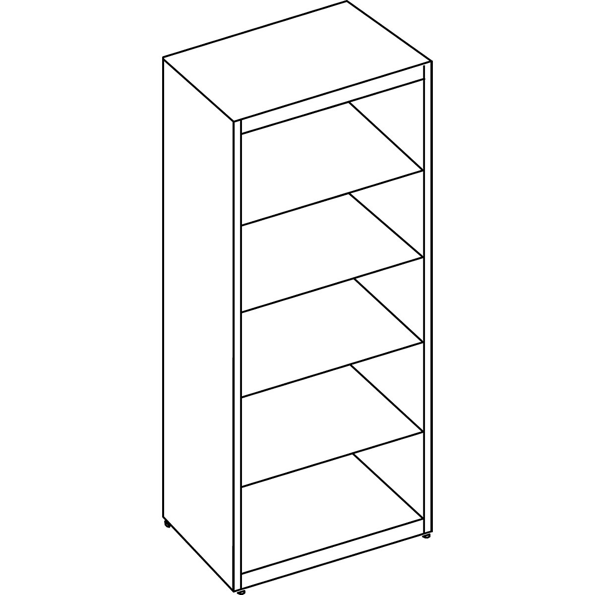 Combination shelf unit – mauser (Product illustration 2)-1