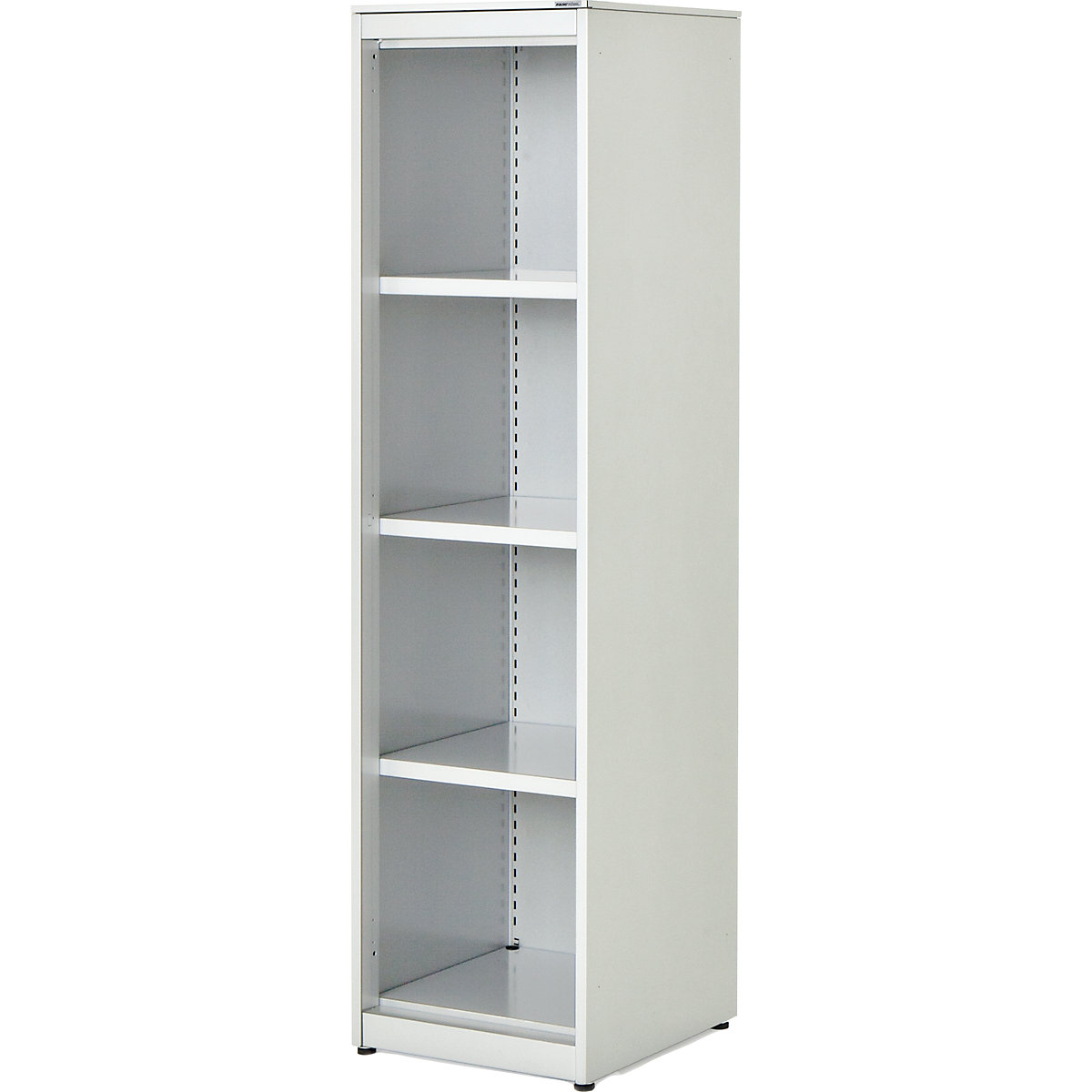 Combination shelf unit – mauser, HxWxD 1516 x 400 x 432 mm, steel panel, 3 shelves, pure white-2