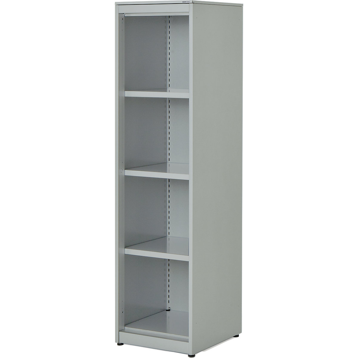 Combination shelf unit – mauser, HxWxD 1516 x 400 x 432 mm, steel panel, 3 shelves, light grey-4