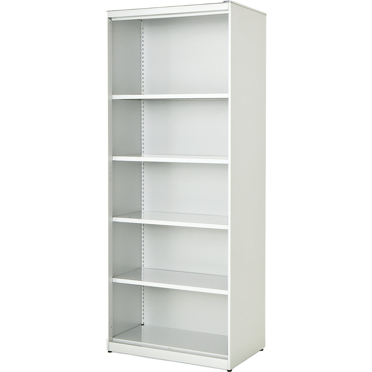 Combination shelf unit – mauser, HxWxD 1956 x 800 x 432 mm, steel panel, 4 shelves, pure white-5