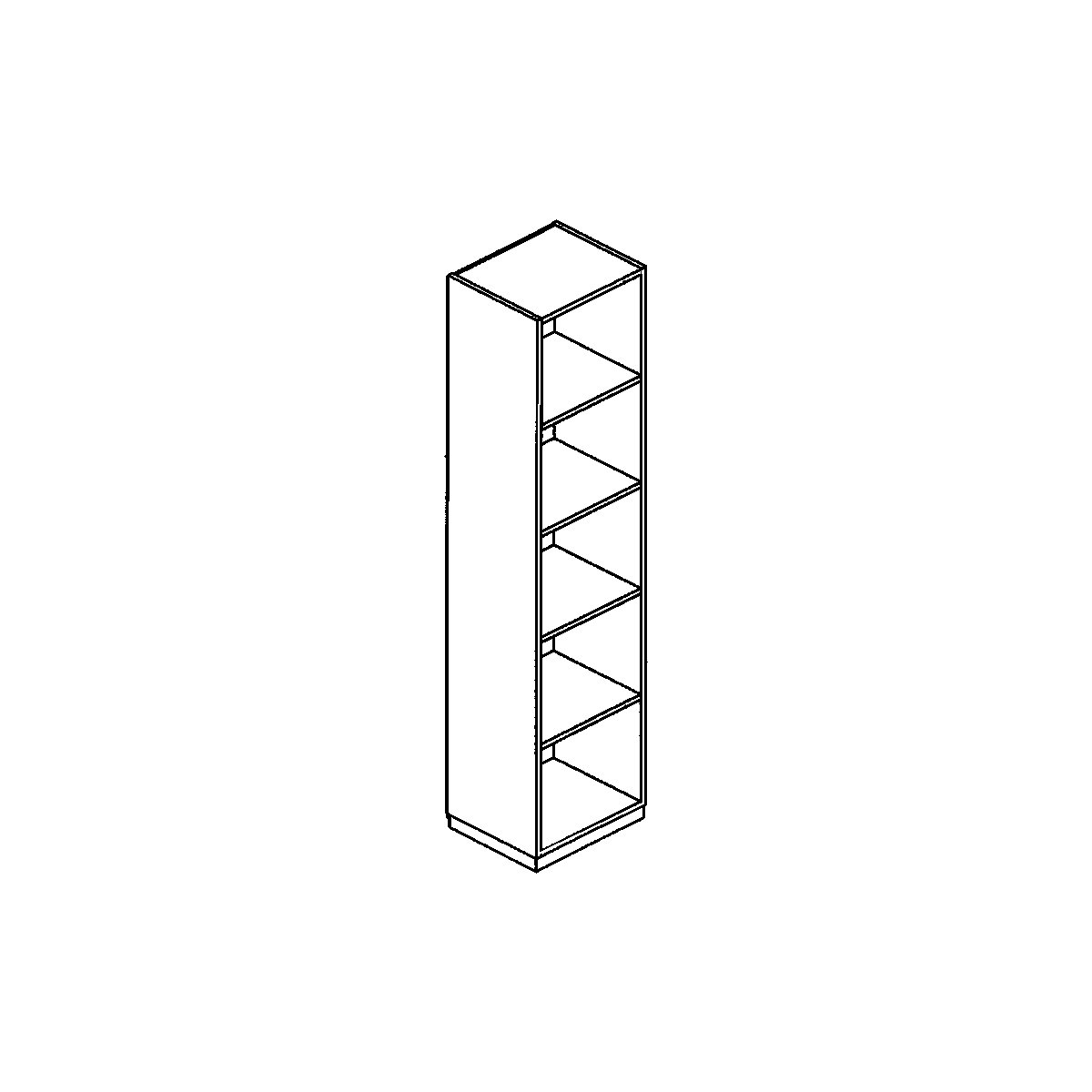 Office shelf unit LENA (Product illustration 5)-4