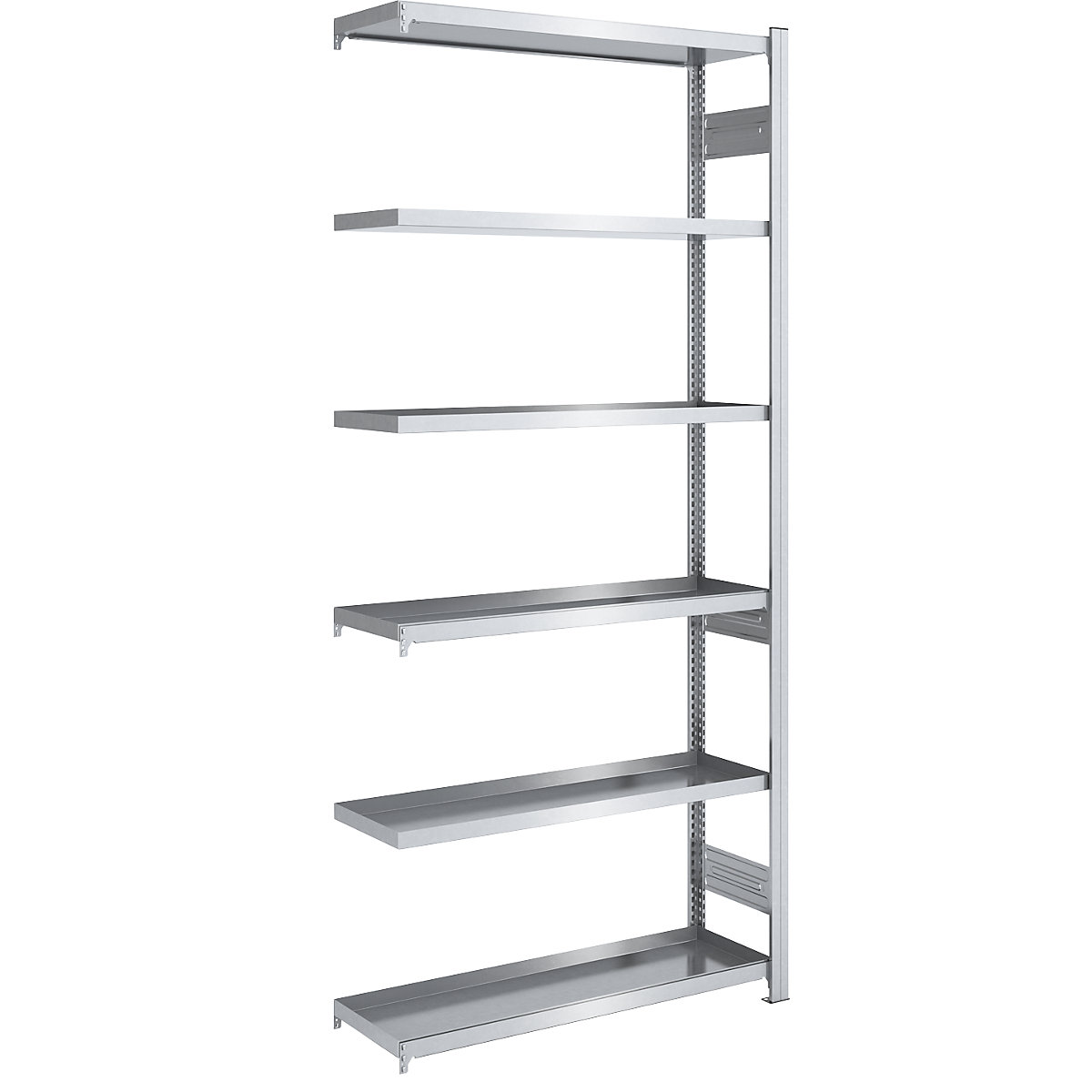 Tray shelf unit – hofe, shelf unit height 2500 mm, tray width 1000 mm, tray depth 400 mm, extension shelf unit