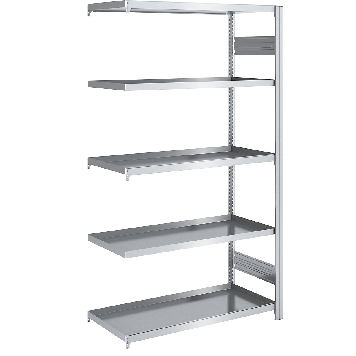 Tray shelf unit – hofe, shelf unit height 2000 mm, tray width 1000 mm, tray depth 600 mm, extension shelf unit