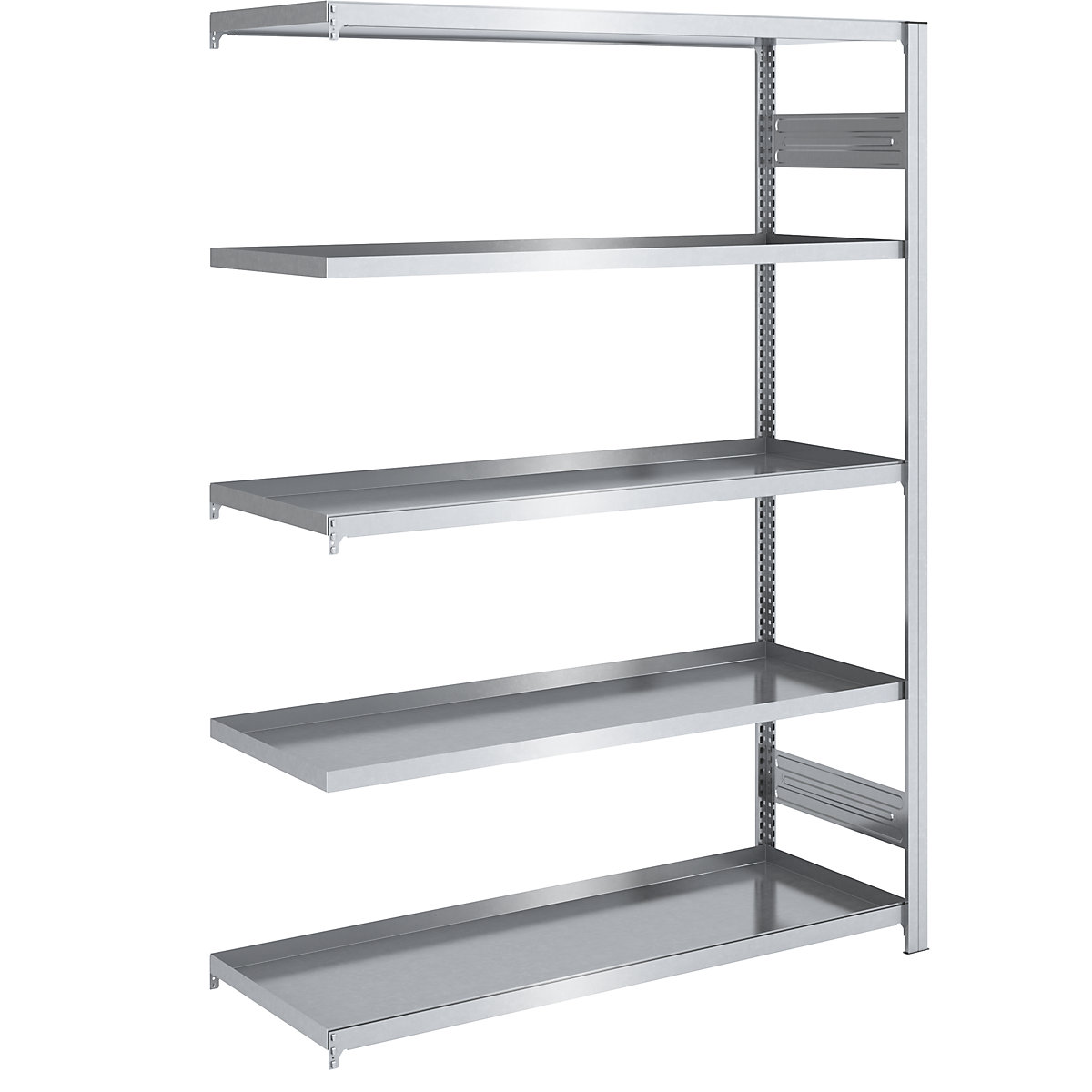 Tray shelf unit – hofe, shelf unit height 2000 mm, tray width 1300 mm, tray depth 600 mm, extension shelf unit-8