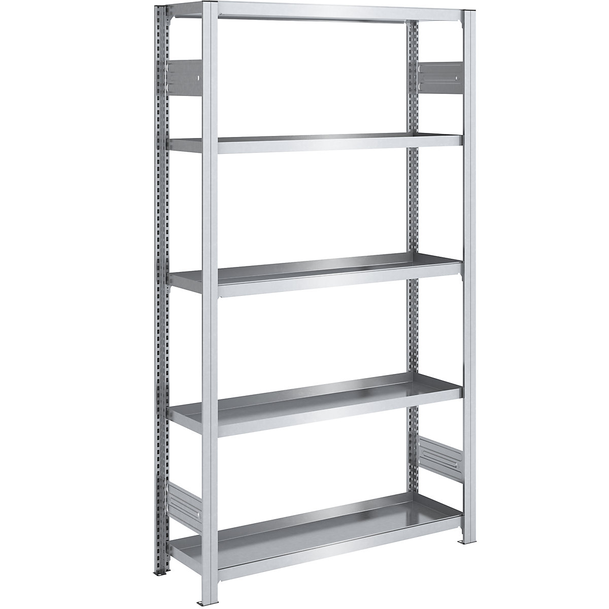 Tray shelf unit – hofe, shelf unit height 2000 mm, tray width 1000 mm, tray depth 400 mm, standard shelf unit