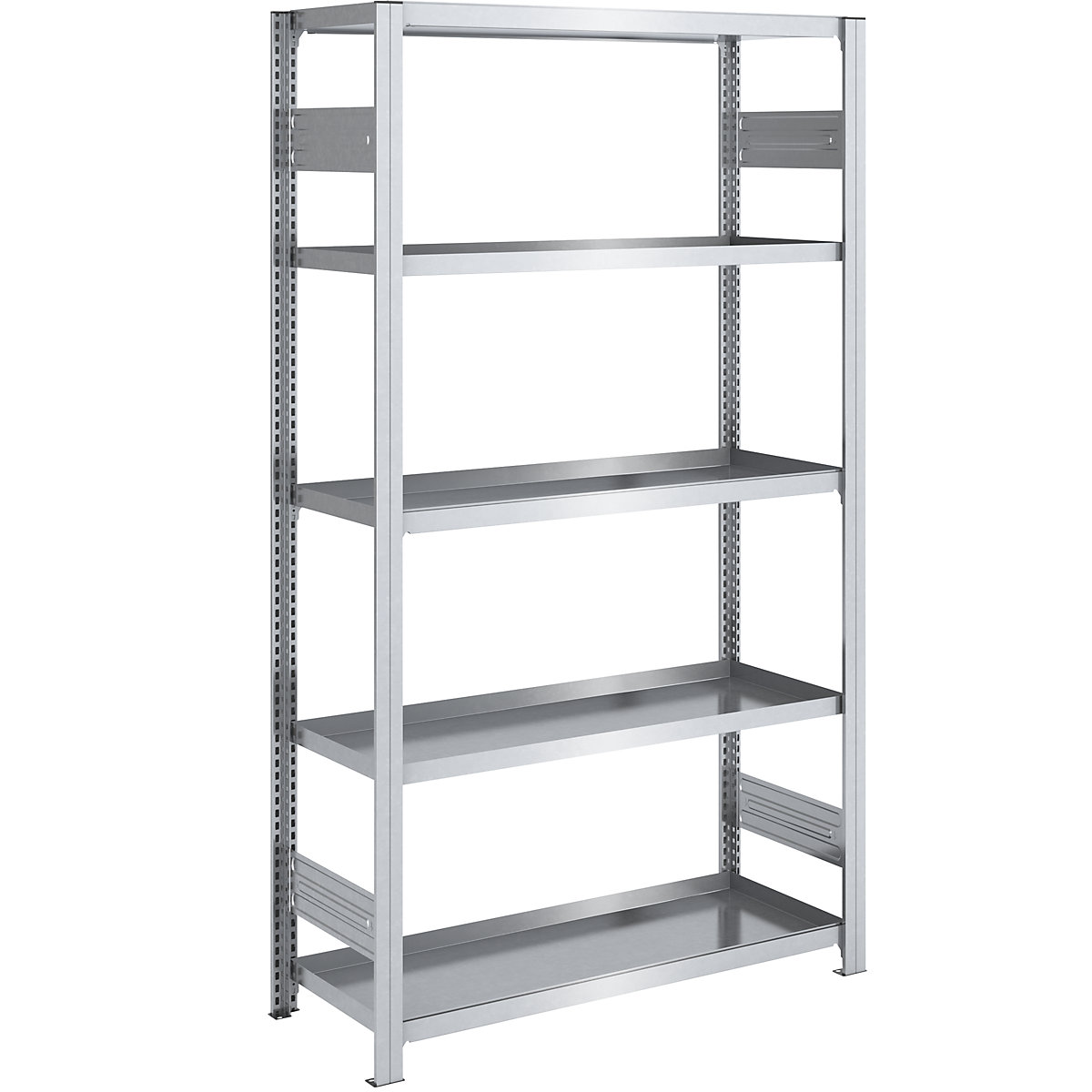 Tray shelf unit – hofe, shelf unit height 2000 mm, tray width 1000 mm, tray depth 500 mm, standard shelf unit
