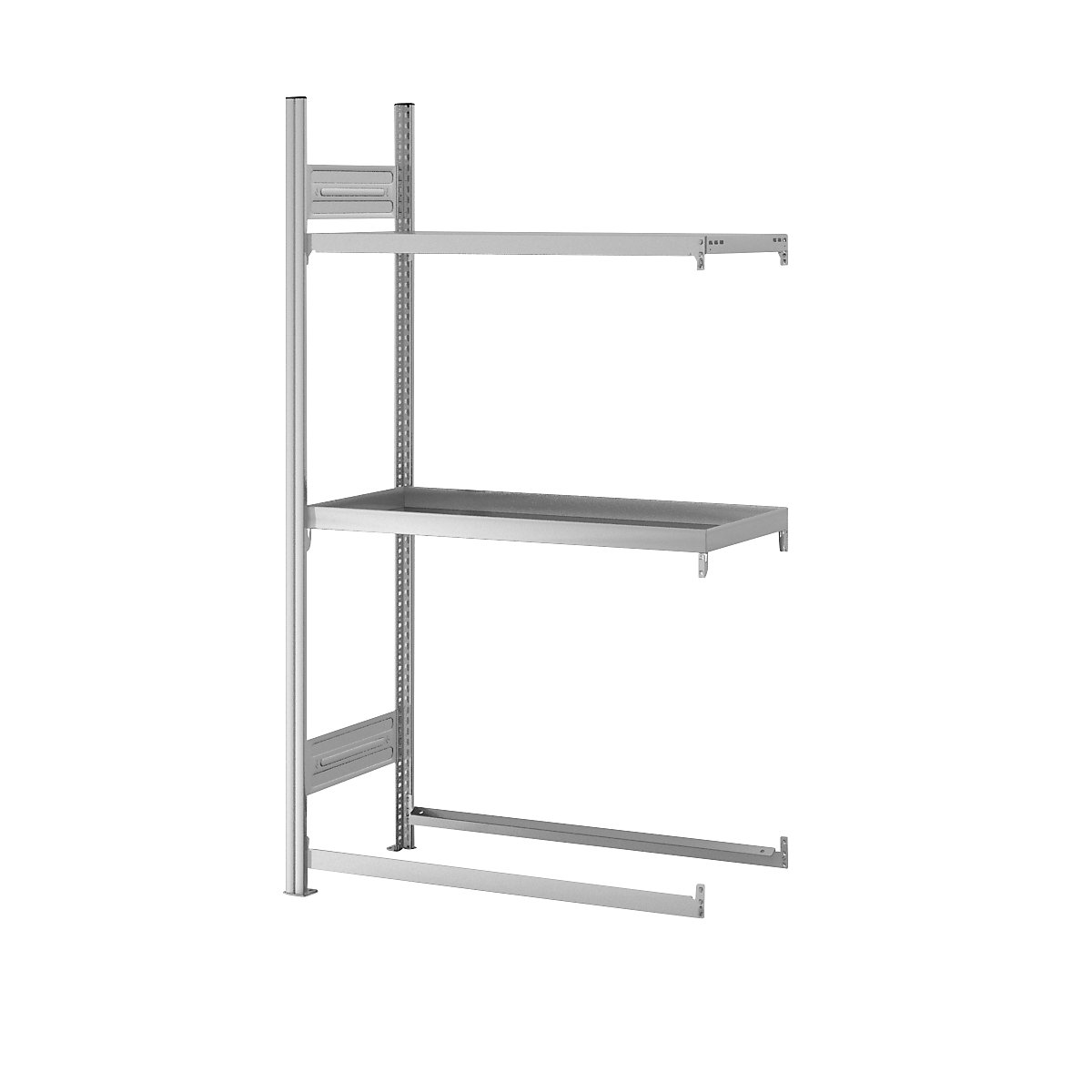 Warehouse and workshop multifunction shelf unit – hofe, height 1750 mm, 3 storage levels, extension shelf unit, WxD 1010 x 435 mm