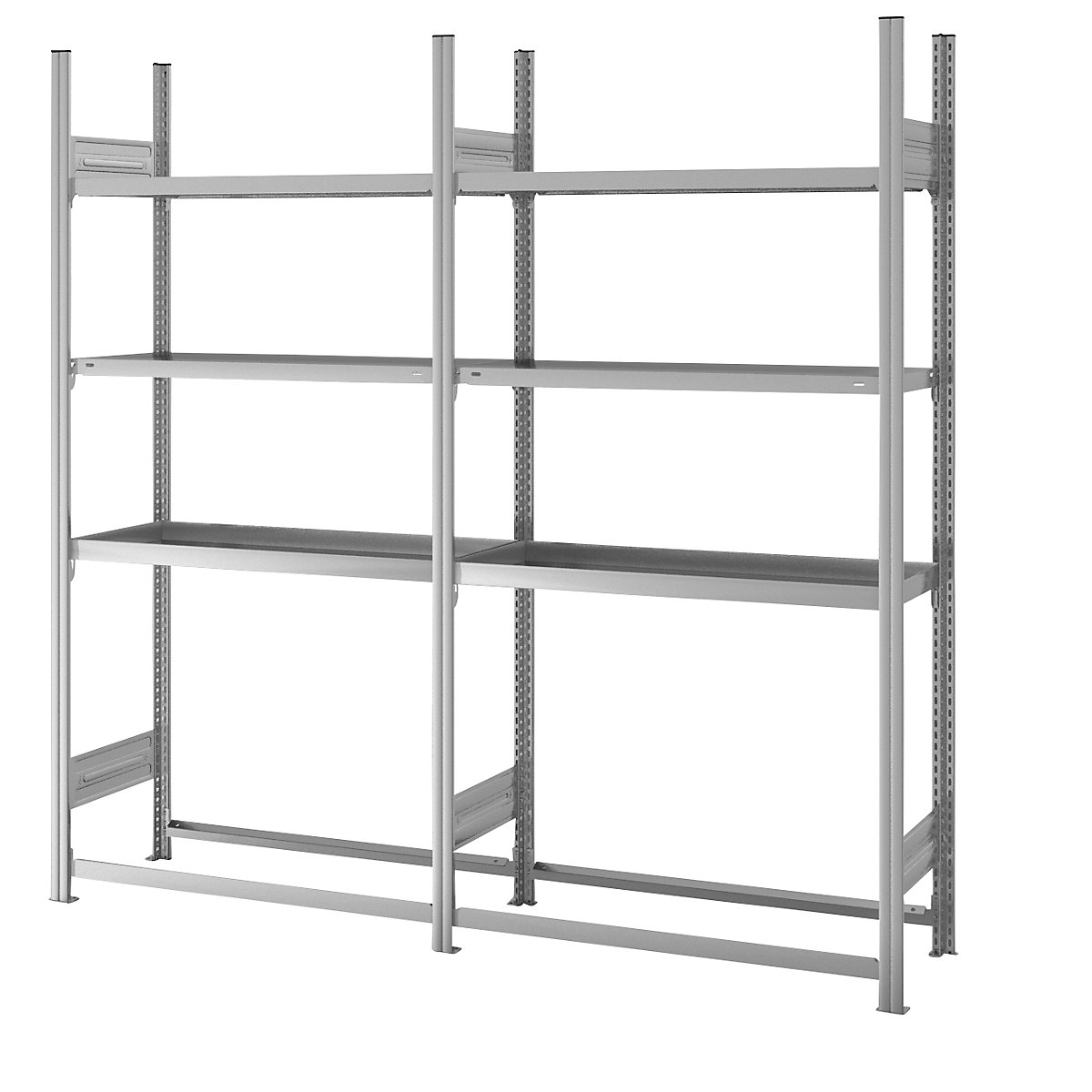 Warehouse and workshop multifunction shelf unit – hofe (Product illustration 3)