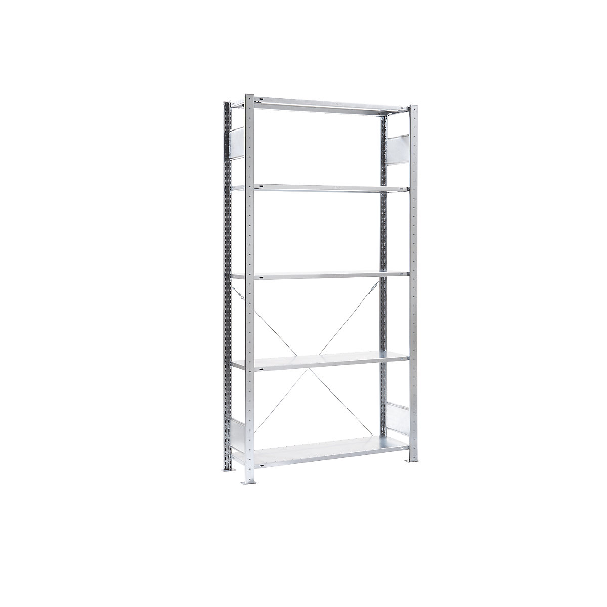 Boltless shelving unit – eurokraft pro, height 2000 mm, for open fronted storage bins, standard shelf unit, WxD 1060 x 336 mm, 5 shelves-9