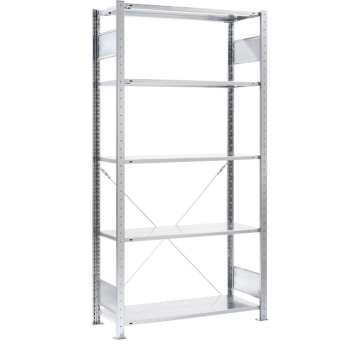 Boltless shelving unit – eurokraft pro, height 2000 mm, for open fronted storage bins, standard shelf unit, WxD 1060 x 436 mm, 5 shelves-10