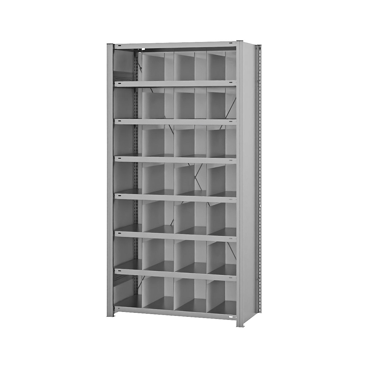 Compartment shelving – hofe, shelf height 2000 mm, standard shelf unit, width x depth 1060 x 435 mm