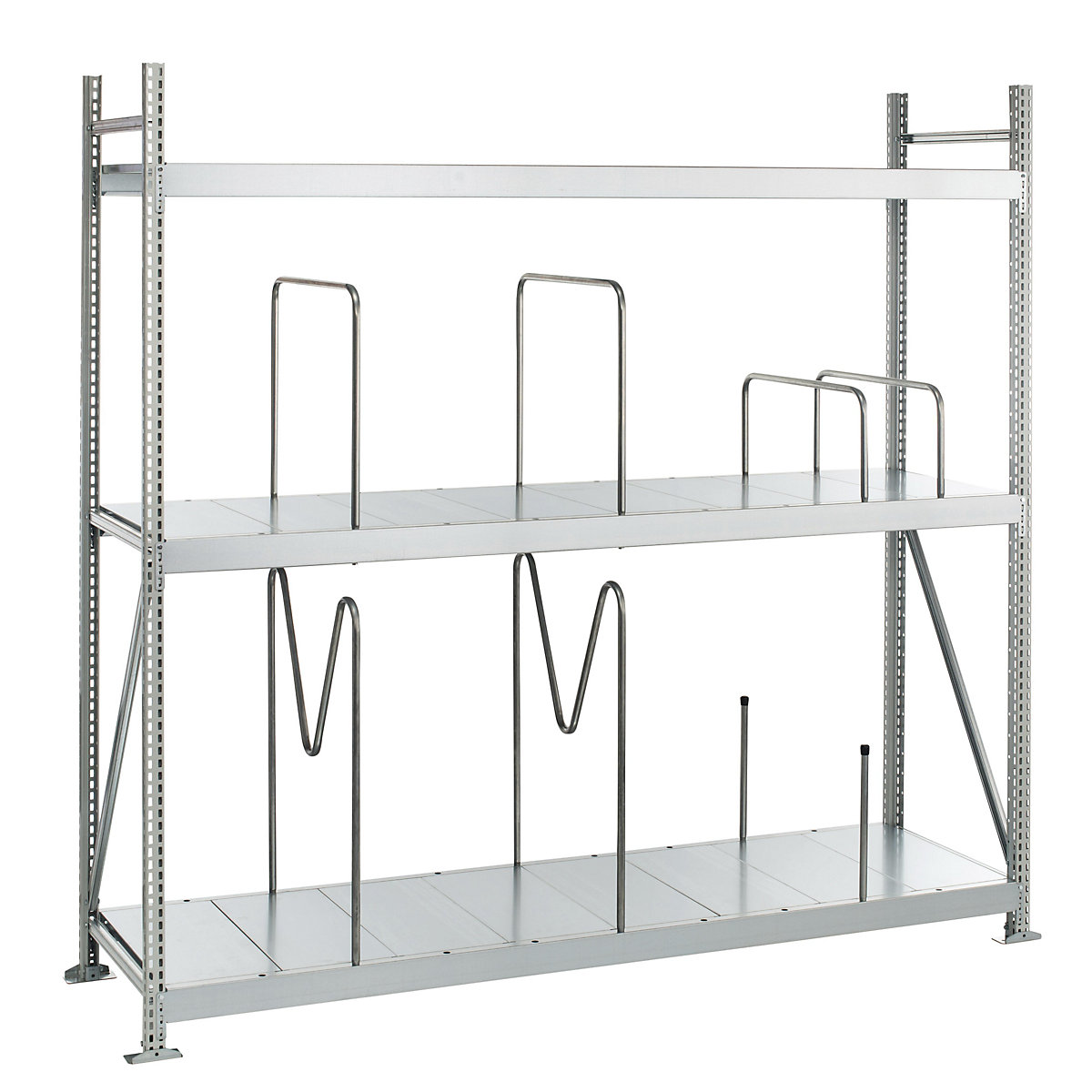 Wide span shelf unit, shelf load 500 kg – SCHULTE (Product illustration 4)