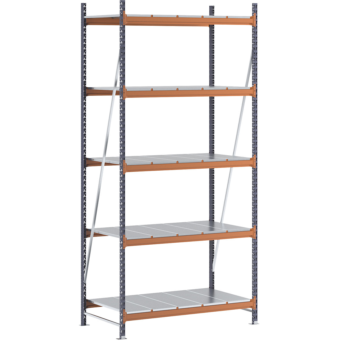 Wide span shelving unit