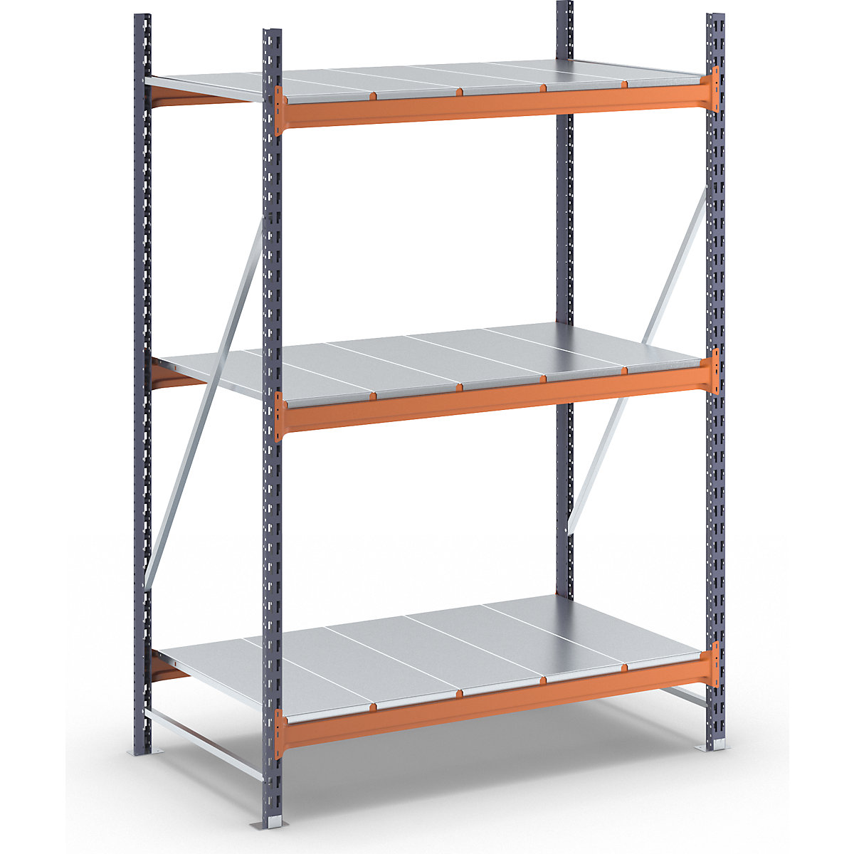Wide span shelving unit