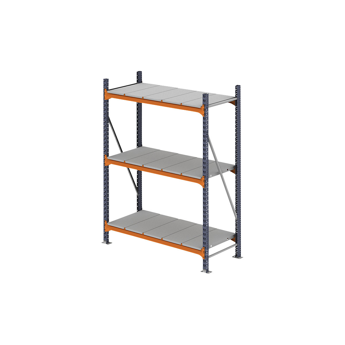 Wide span shelving unit