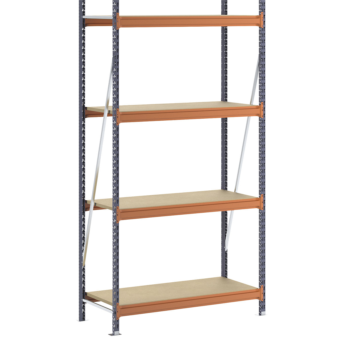 Wide span shelving unit