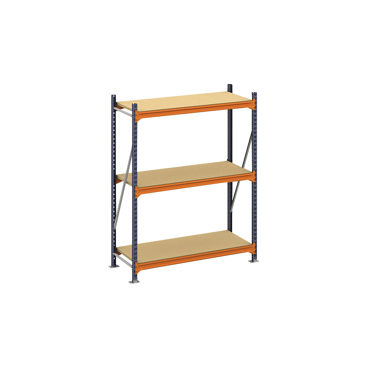 Wide span shelving unit