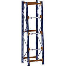 3 drum shafts, Ø 34 mm, max. shelf load 320 kg