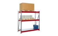 Heavy duty boltless shelving unit, shelf unit height 2000 mm