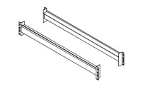 Heavy duty shelf unit support beams, pair