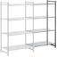 Basic plastic boltless shelving unit system
